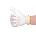 Hespax Polyester 13 Gauge PU Palm CoatedWork Gloves